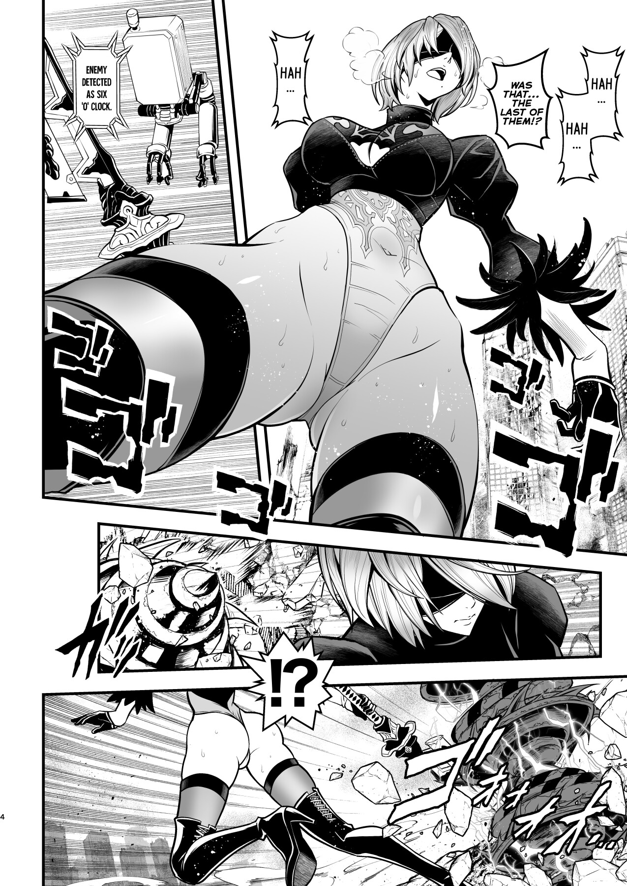 Hentai Manga Comic-Female Warrior Rest-Read-3